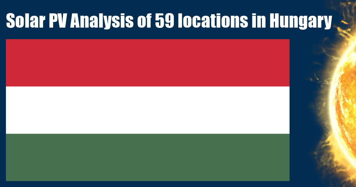 Solar PV potential in Hungary by location - profileSOLAR.com - Solar PV ...